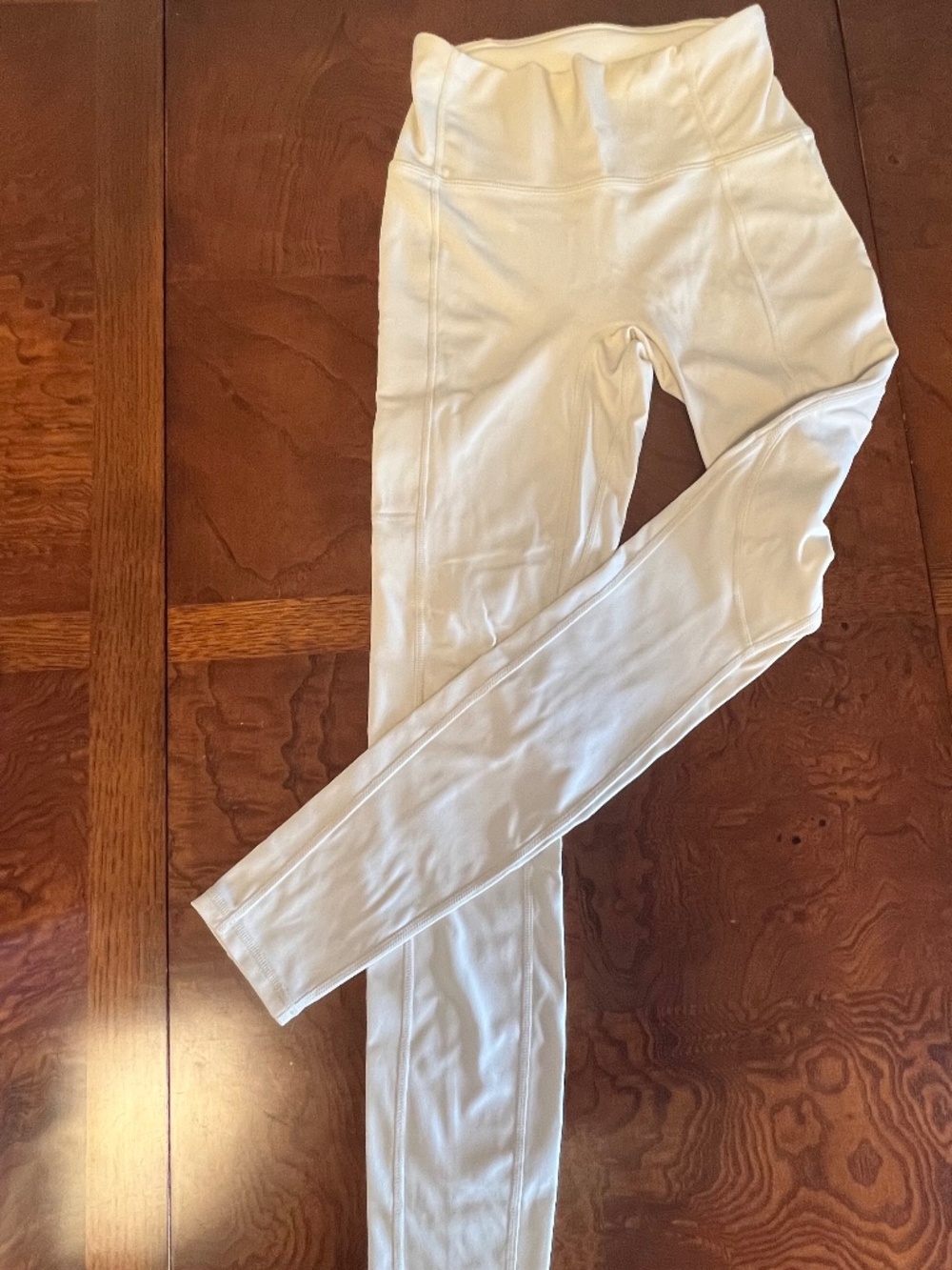 Fabletics Moto-Style Leggings, XS, Cream